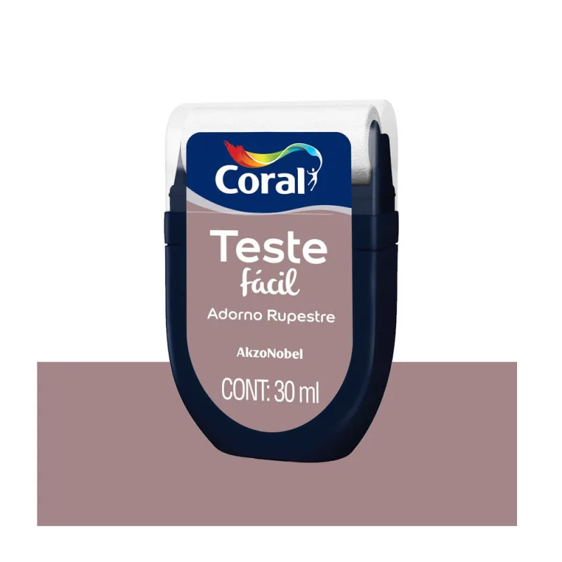 Teste fácil para pintura Adorno Rupestre 30ml Coral - Coral - Tinta