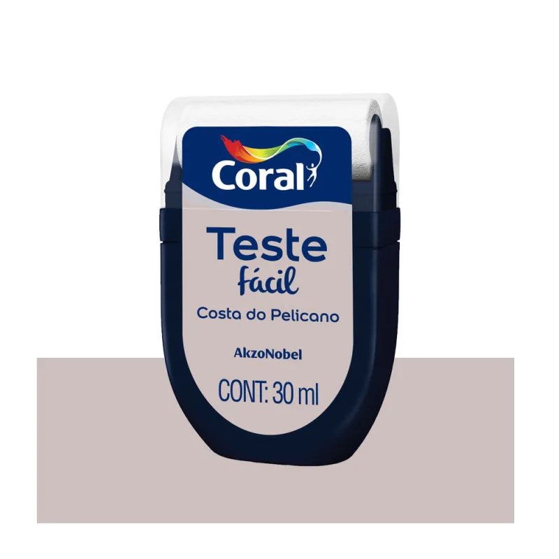 Teste Facil Costa Do Pelicano 30ml Coral - Coral - Tinta