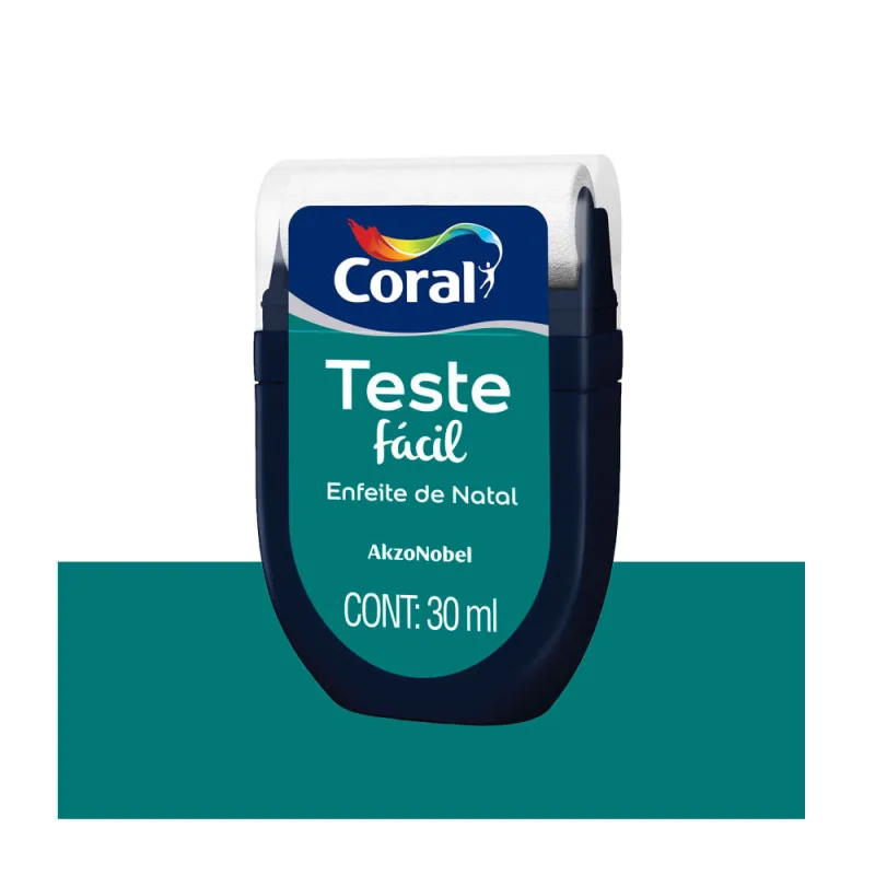 Teste Facil Enfeite De Natal 30ml Coral - Coral - Tinta