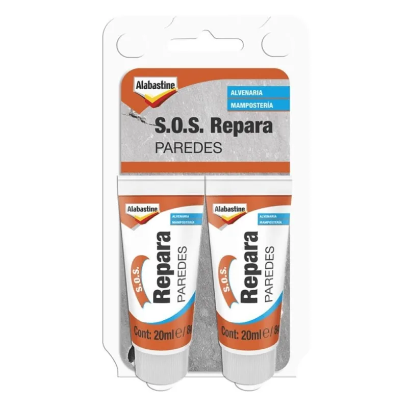 Repara Paredes SOS 2x8g Alabastine - Alabastine - Pintura E Acessórios