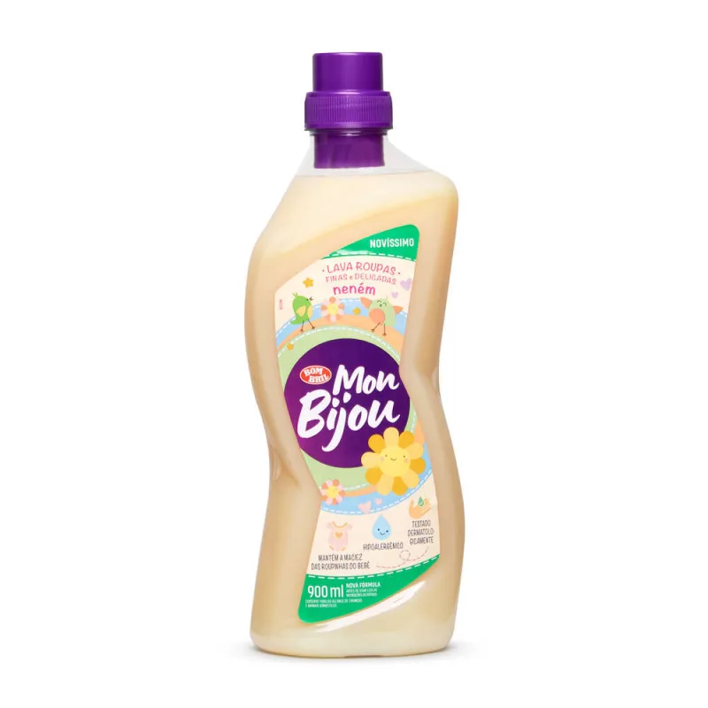 Lava Roupas Mon Bijou Nana Neném 900ml - MON BIJOU - Limpeza