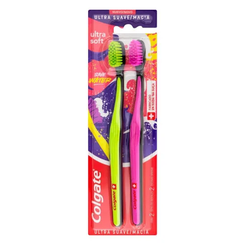 Esc.dental Colgate Ultra Soft C/2 - COLGATE - Higiene E Beleza