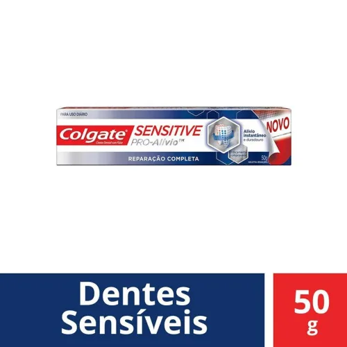 CREME DENTAL COLGATE PRO ALÍVIO SENSITIVE REPARAÇÃO COMPLETA 50G - COLGATE - Pasta De Dente