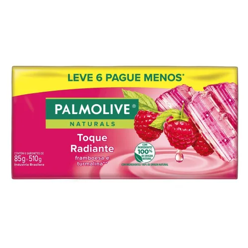 Pack Sabonete Em Barra Segredo Sedutor Palmolive Naturals Cartucho 510g Leve 6 Pague 5 Unidades - PALMOLIVE - Higiene E Beleza