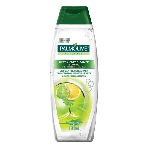 Shampoo Palmolive Naturals Detox Energizante Frasco 350ml - PALMOLIVE - Higiene E Beleza