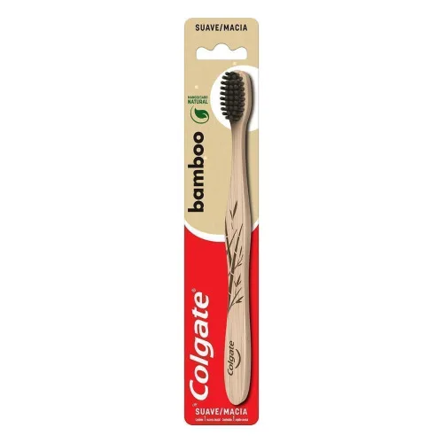 Escova Dental De Bambu Macia Colgate - COLGATE - Higiene E Beleza