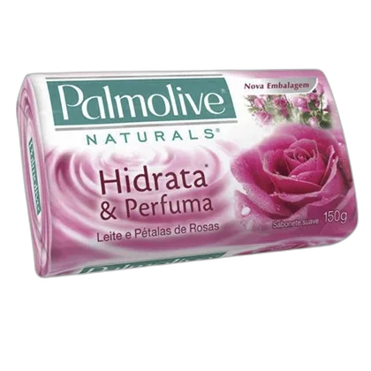 Sabonete Leite E Petalas De Rosas 150g Palmolive - PALMOLIVE - Higiene E Beleza