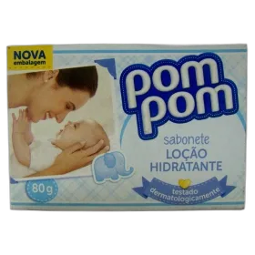 Sabonete Pom Pom Hidratante 12x 11070 | Sabonete.pom Pom Hidratante 90 Gr - POM POM SOAP - Higiene E Beleza