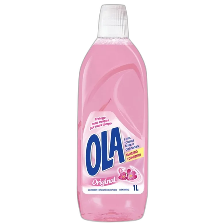 Lava Roupas Líquido Original Ola Frasco Tamanho Econômico 1l - OLA