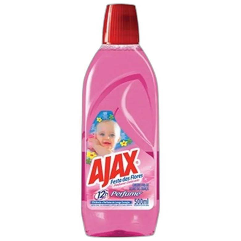Detergente Multiuso Perfume Delicado Ajax Festa Das Flores Frasco 500ml - AJAX - Limpeza