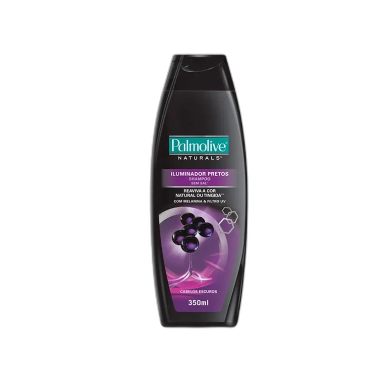 Shampoo Palmolive Naturals Iluminador Pretos Frasco 350ml - PALMOLIVE - Higiene E Beleza