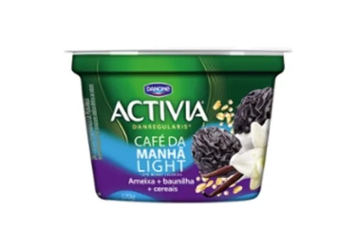 Leite Fermentado Parcialmente Desnatado Ameixa, Baunilha E Cerais Light Activia Pote 170g - ACTIVIA