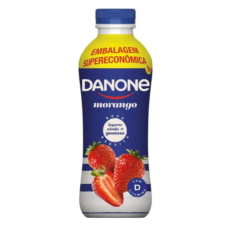 Iogurte Líquido Danone Morango 1000g