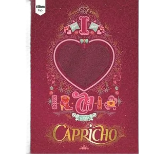 Universitário Espiral Dura Tilibra Top Capricho 10 Matérias 200 Folhas - CAPRICHO - Papelaria