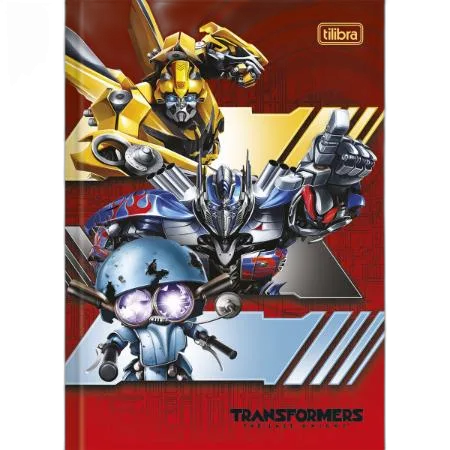 Caderno Cd Transformers 96 Folhas 218g Tilibra - TILIBRA - Papelaria