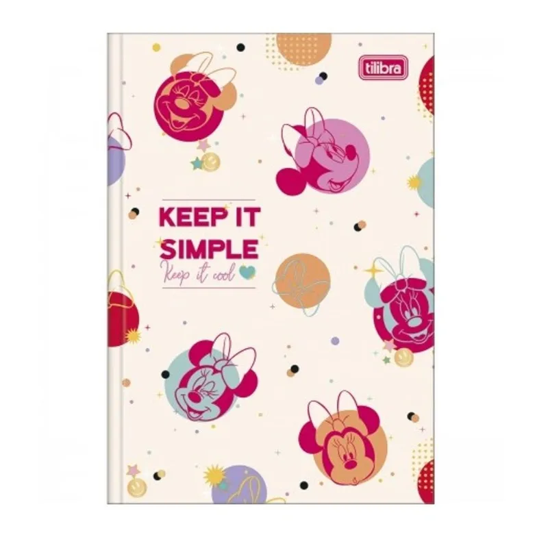 Caderno Linguagem Brochura Minnie 48 Folhas
