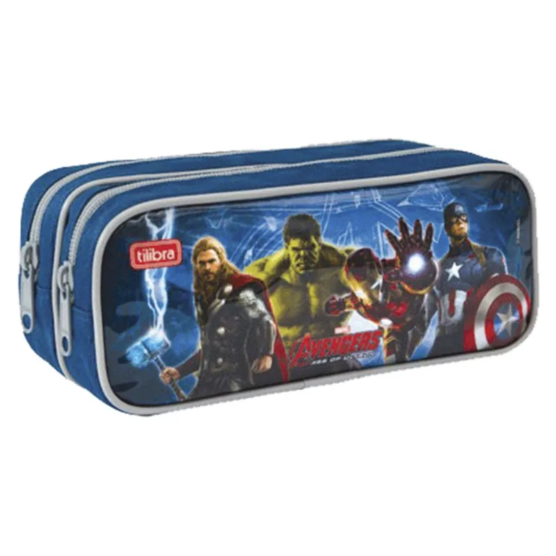 Estojo Tilibra Duplo Grande Avengers