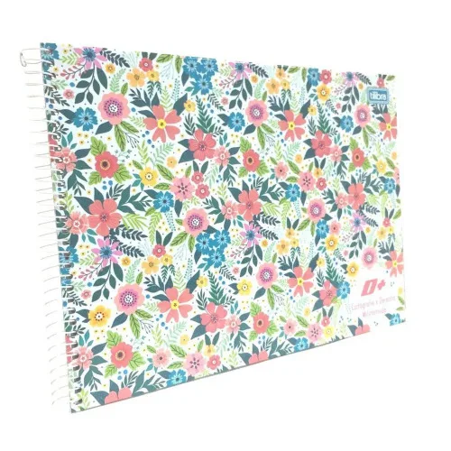 Caderno C.dura Desenho Tilibra Milimetrado D 96fl Un - TILIBRA - Papelaria