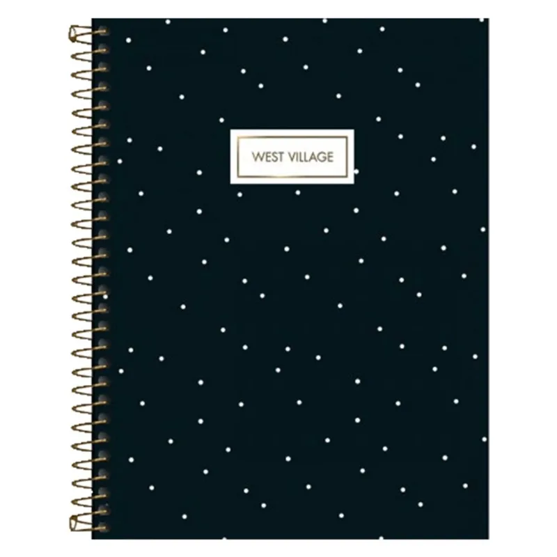 Caderno Colegial Tilibra Campa Dura West Village 1 Matéria 80 Folhas