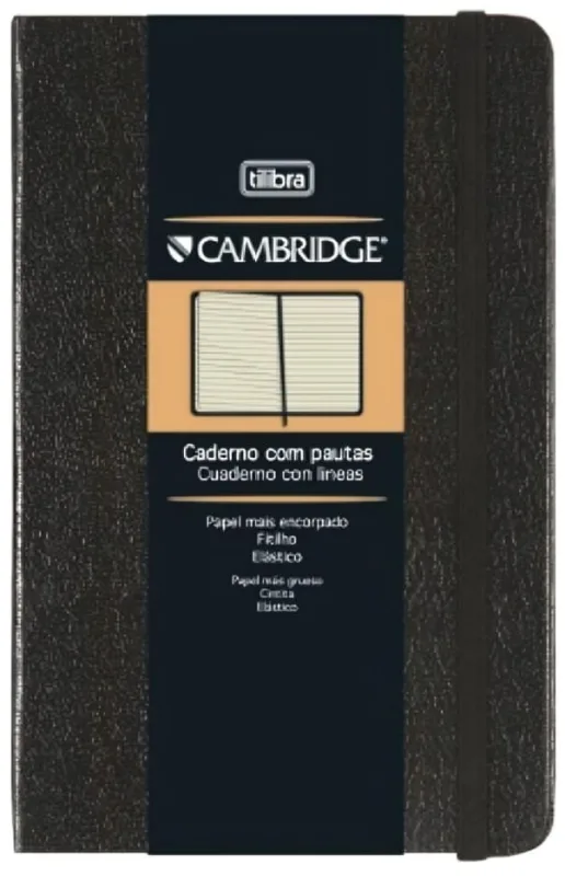 Caderno Executivo Com Elástico Com Pauta - LC - Papelaria