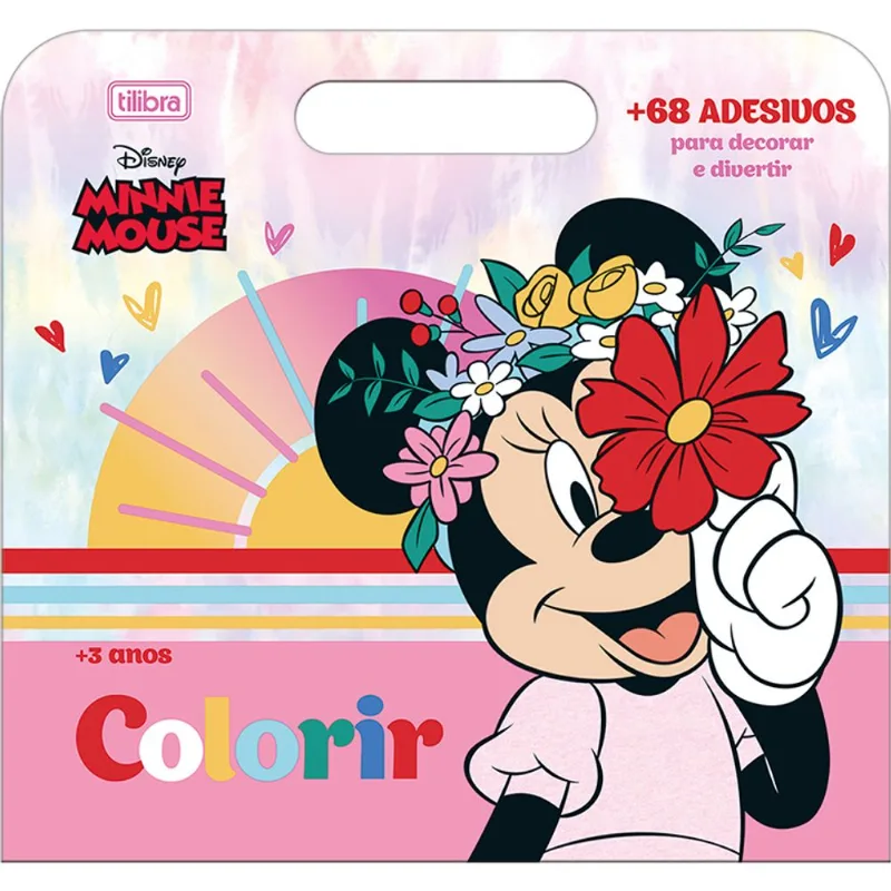 Album Tilibra para Colorir Maleta Minnie