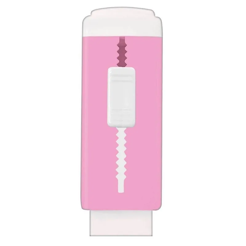 Borracha Retrátil Tilibra Borracha Rosa com Mecanismo de Apagamento Preciso 60mm X 24mm X 18mm