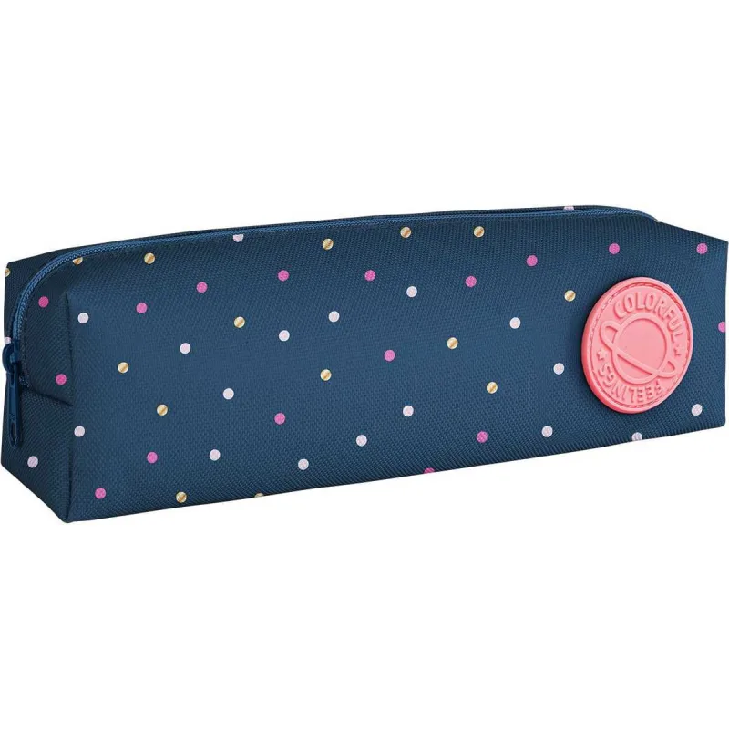 ESTOJO SIMPLES M ACADEMIE DOTS TILIBRA - Tilibra - Papelaria