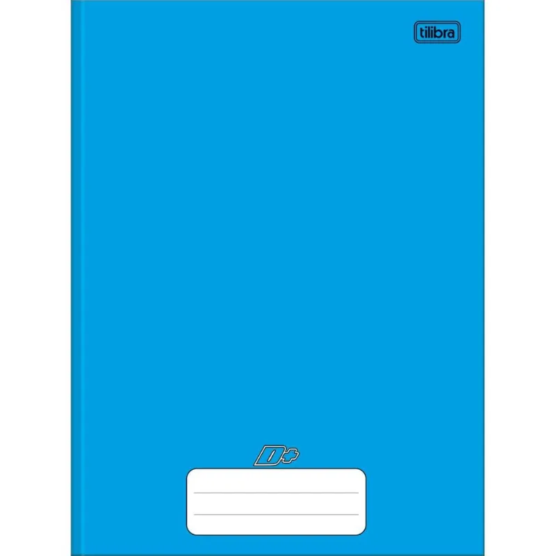 Caderno Brochurão Quadriculado 96 Folhas Azul D+ Capa Dura