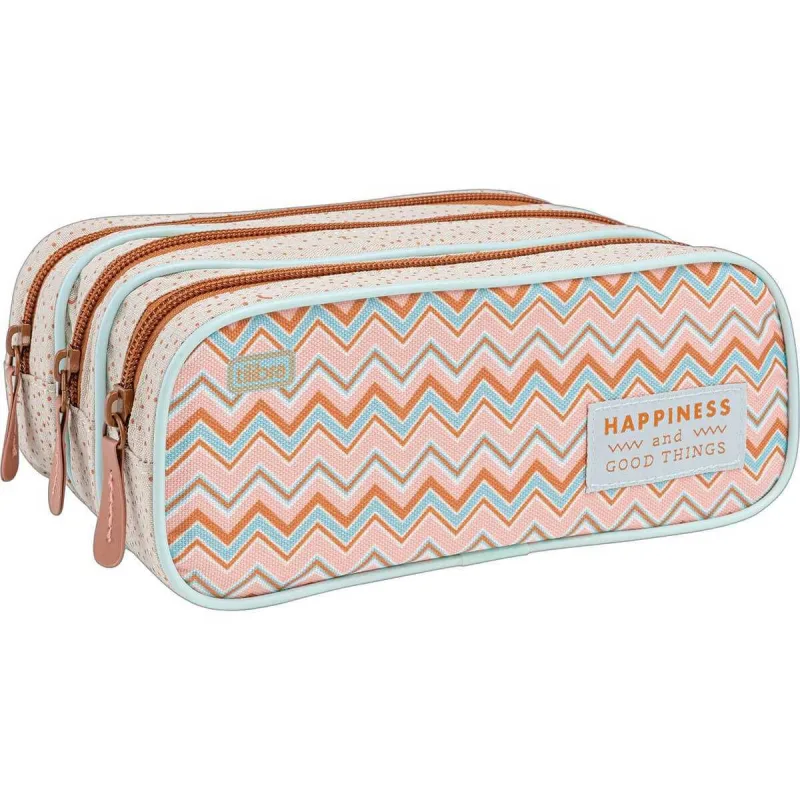 ESTOJO TRIPLO ACADEMIE SUNSHINE TILIBRA - Tilibra - Papelaria