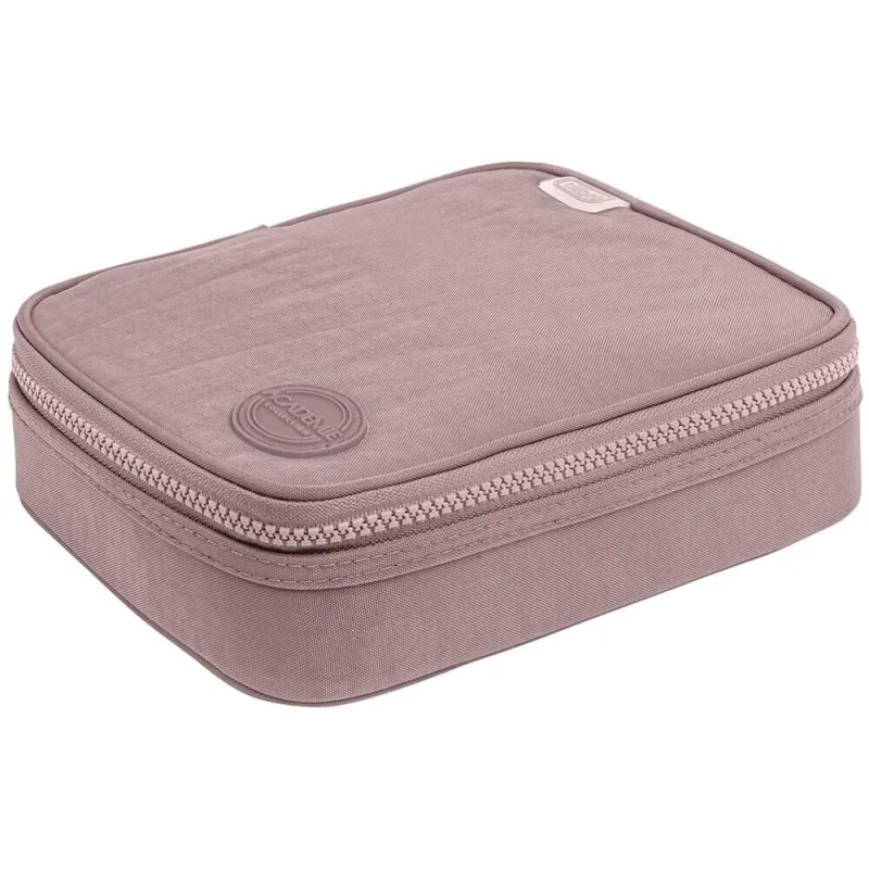 Estojo Escolar Box Academie Metalizado Rose - Tilibra - Tilibra - Papelaria