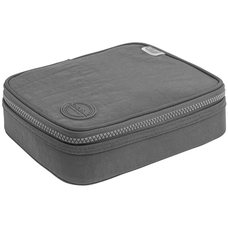 Estojo Escolar Box Academie Cinza - Tilibra - Tilibra - Papelaria