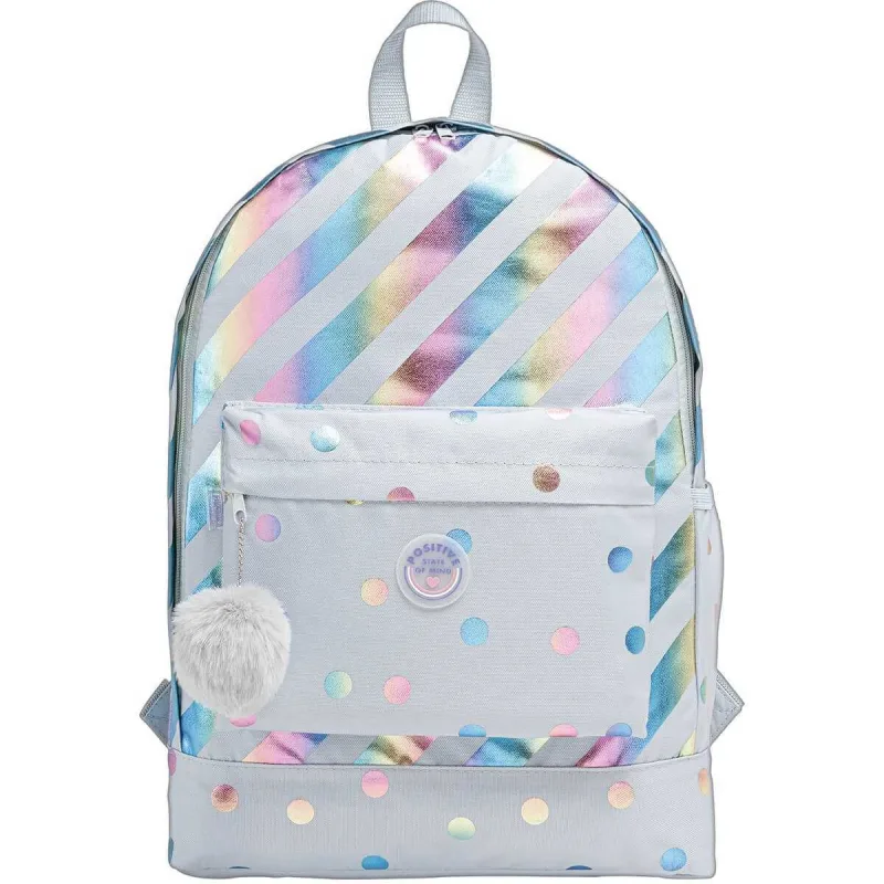 MOCHILA ACADEMIE LISTRAS E POAS HOLOGRAFICA TILIBRA - Tilibra - Papelaria