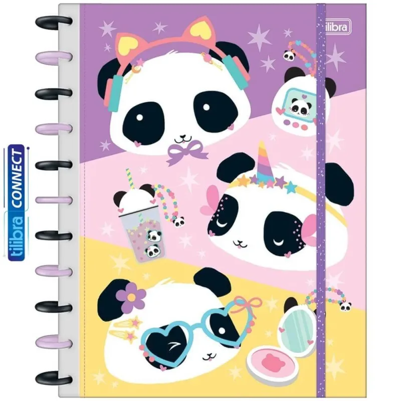 Caderno Tilidisco Universitario Connect Lovely Friend 10 Materias Capa Dura 160 Folhas - Tilibra - Tilibra