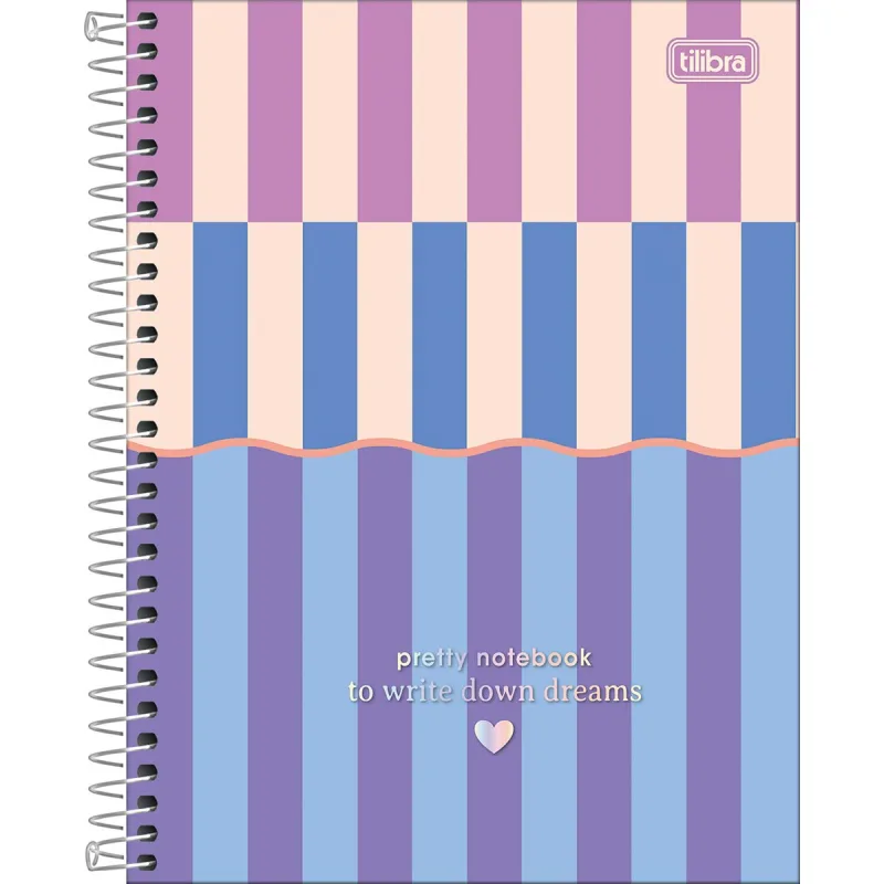 Caderno Colegial 1 Matéria Melrose 60 Folhas Tilibra Capa Dura - Tilibra - Papelaria