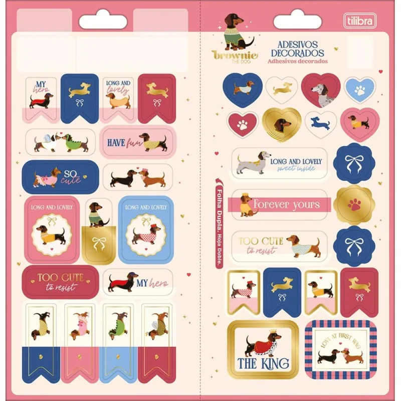 Adesivo Sticker Duplo Brownie - LC - Papelaria