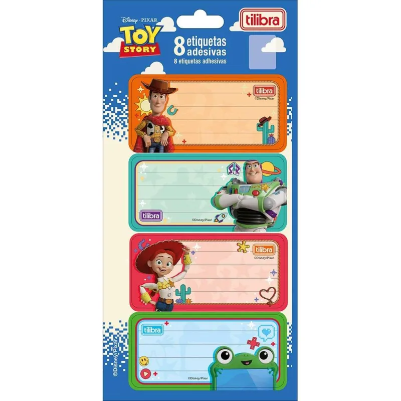 Etiqueta Escolar 8 Unidades Toy Story - LC - Papelaria
