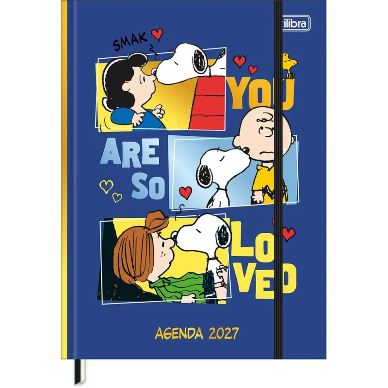 Agenda 2027 Diária Snoopy - LC - Papelaria