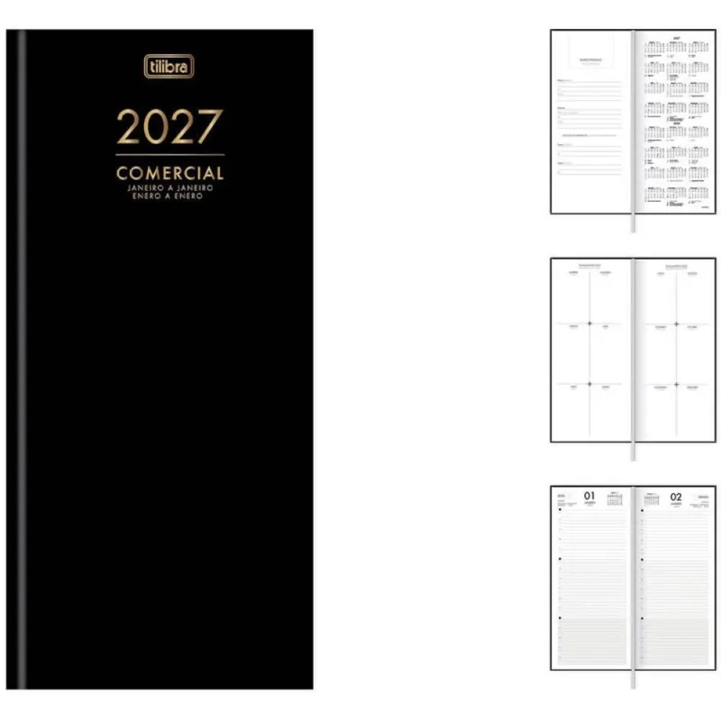 Agenda 2023 Comercial CD. 208FLS. - Tilibra - Papelaria