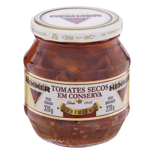 TOMATE SECO 220G HEMMER - TOMATE - Preparações De Hortícolas E Frutas