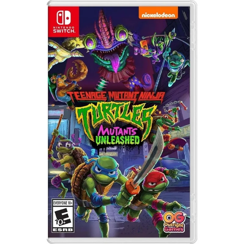 Jogo Teenage Mutant Ninja Turtles Mutants Unleashed Importado Nintendo Switch