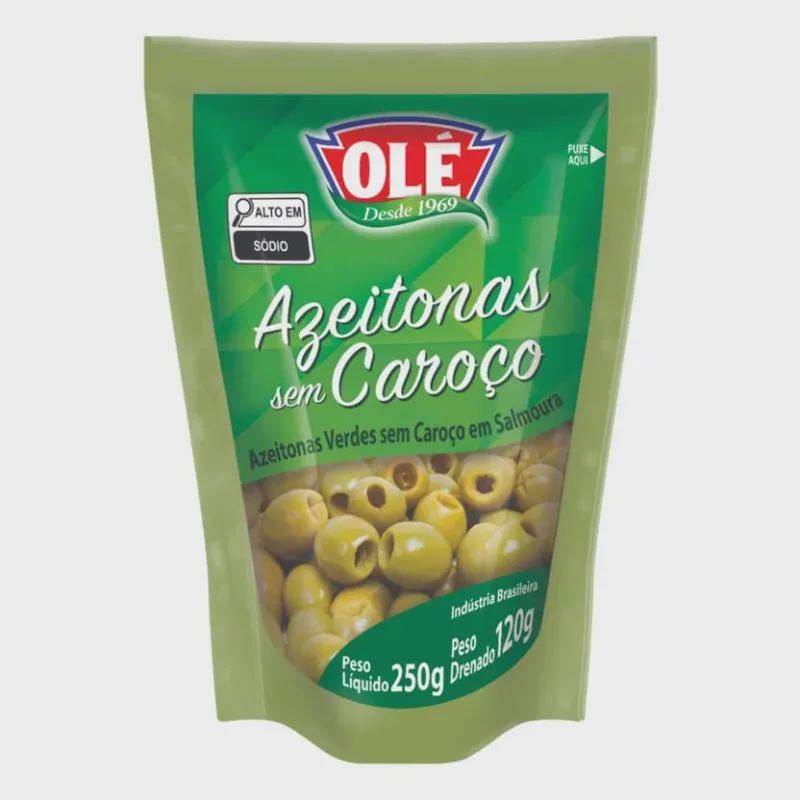 Azeitona Verde Sem Caroco Ole. Sache 120g - Não Disponível - Alimentos E Bebidas