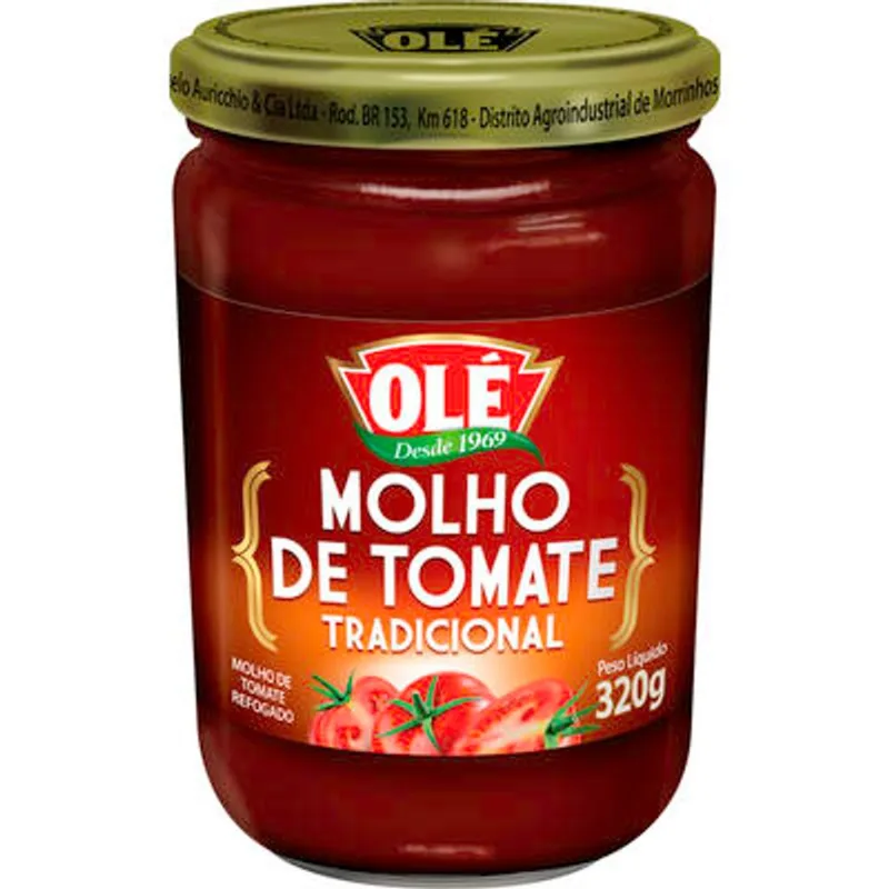 Molho de Tomate Olé Tradicional 320g