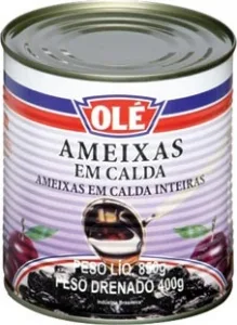 Ameixa Calda Ole 12x | Ameixas Em Calda 400grs. - OLE