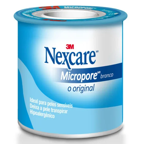 Fita Micropore Branca Nexcare 25mm X 90cm - NEXCARE - Farmácia