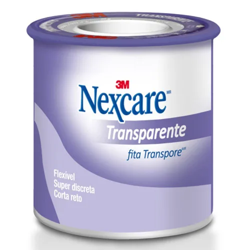 Fita Micropore Transparente Transpore Nexcare 25mm X 90cm - NEXCARE - Farmácia
