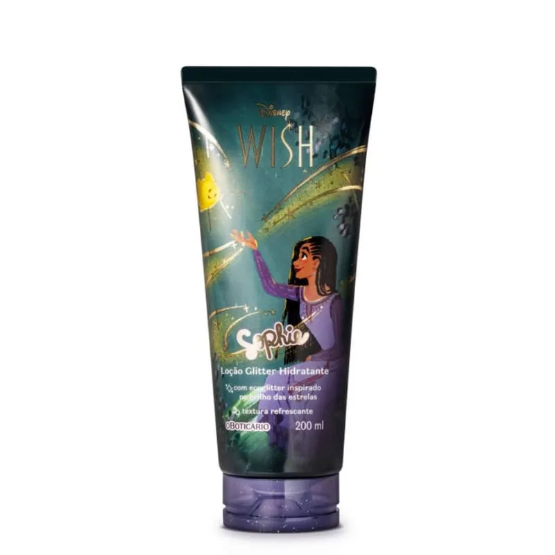 Loção Glitter Hidratante Sophie Wish 200ml QHS - O Boticário