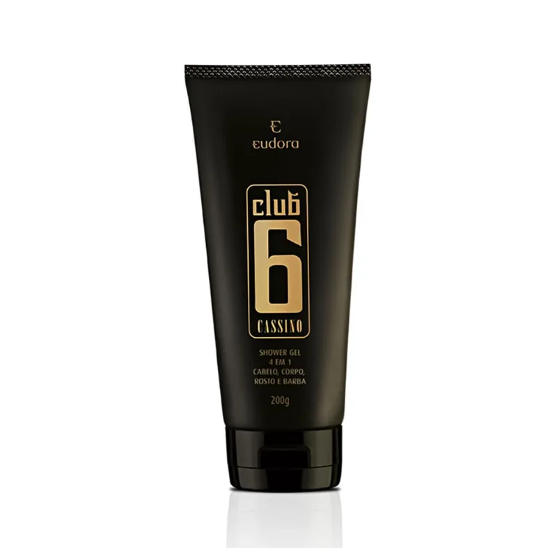 Eudora Club 6 Cassino Shower Gel 4 em 1 200ml