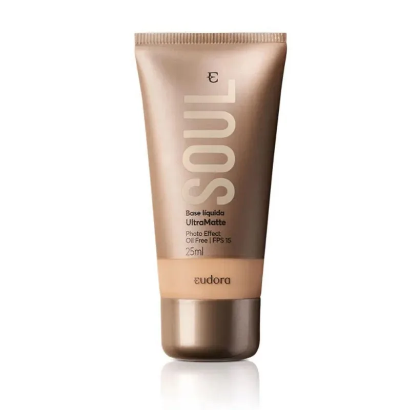 Base Líquida Eudora Soul Ultra Matte Cor 10 25Ml