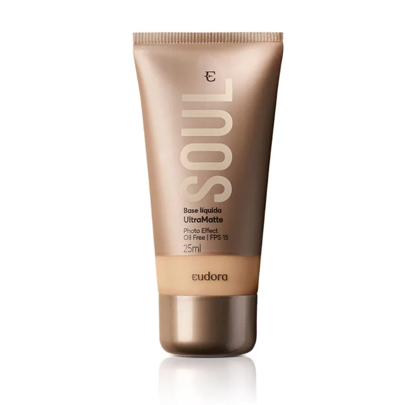 Eudora Soul Ultra Matte Cor 13 - Base Líquida 25ml Eudora