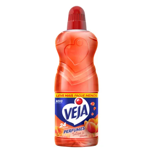 LIMPADOR USO GERAL TULIPA DA HOLANDA VEJA PERFUMES FRASCO 1L LEVE MAIS PAGUE MENOS - VEJA